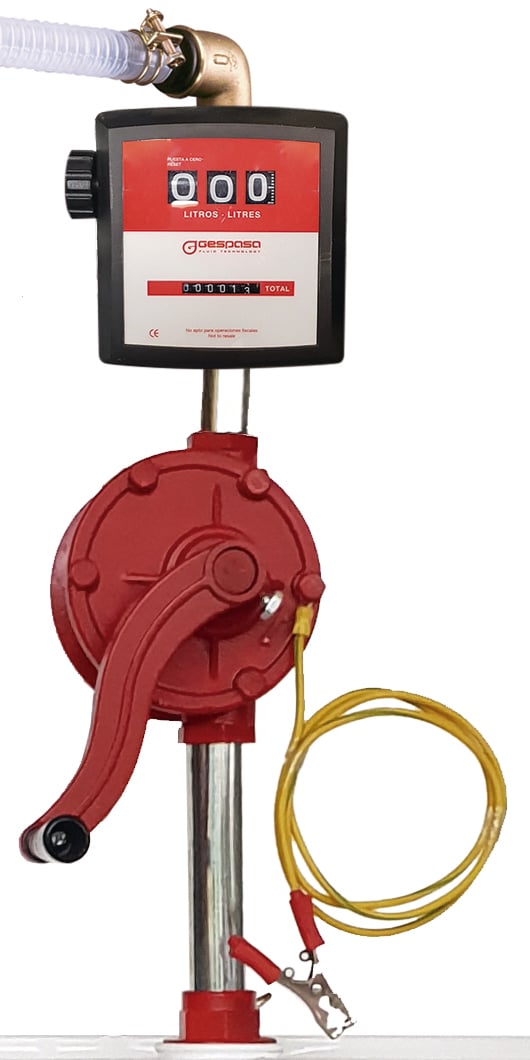 ATEX Rotary Hand Pump with ATEX Mechanical Meter BRM8880A ATEX Hand
